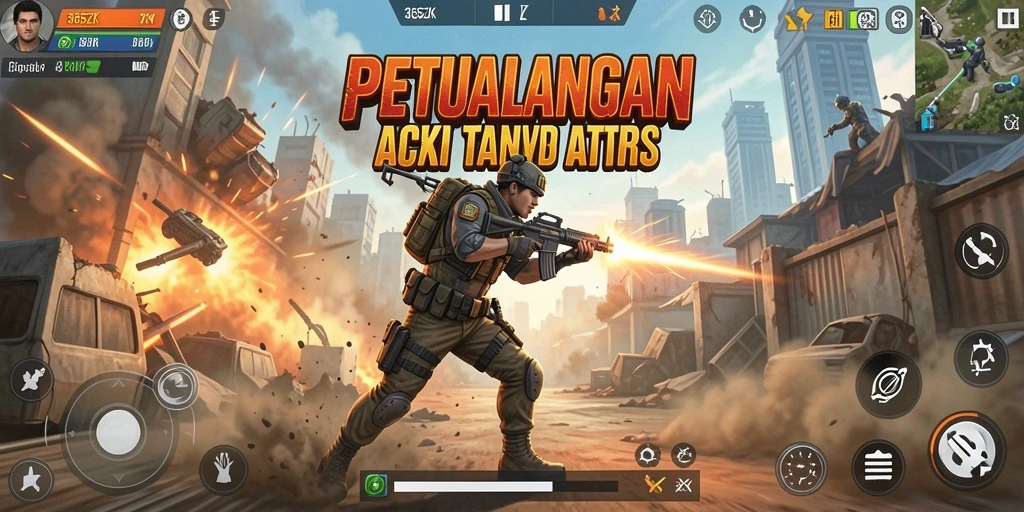 Tangkapan layar mengagumkan dari gameplay penuh aksi 365ZK.