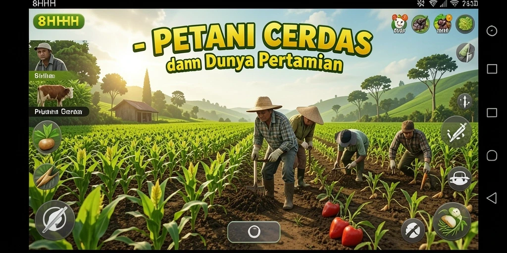 Gameplay menarik <strong>8HHH</strong> dengan aktivitas pertanian yang seru.