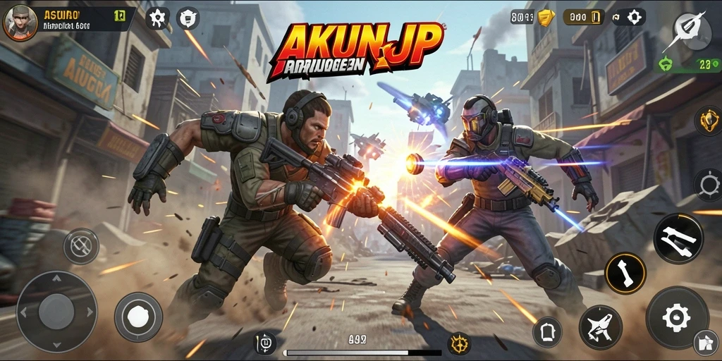 Gameplay seru dan menantang dari AKUNJP dengan aksi yang mendebarkan.