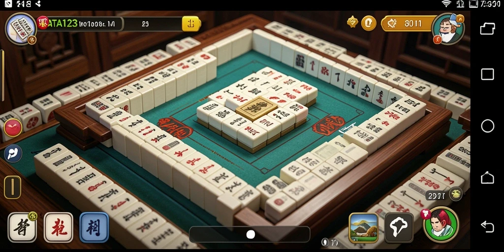 Tangkapan layar BATA123 menampilkan gameplay Mahjong yang menarik dan penuh warna.