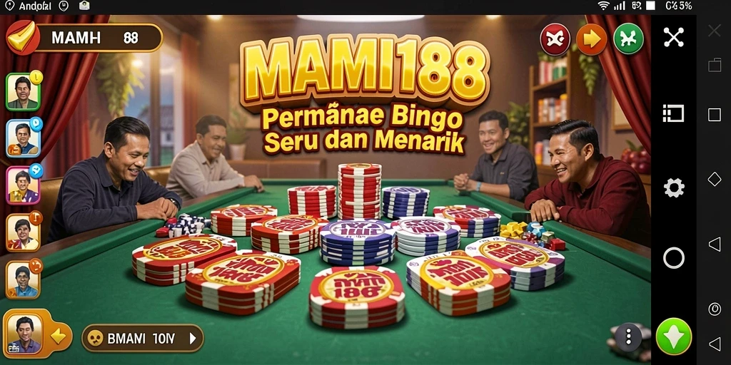Tampilan gameplay Bingo yang menarik dan interaktif.