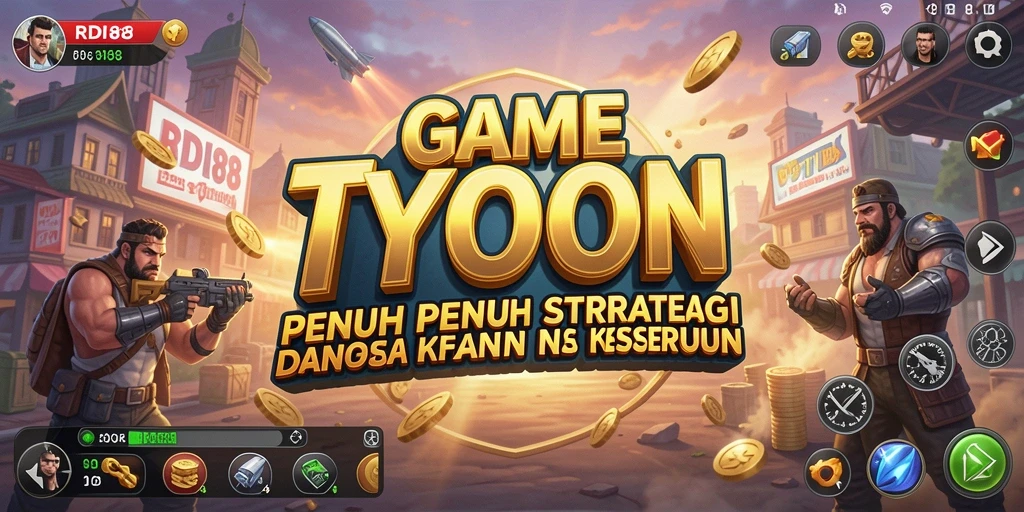 Screenshot RDI88 menampilkan gameplay seru saat membangun empire bisnis.