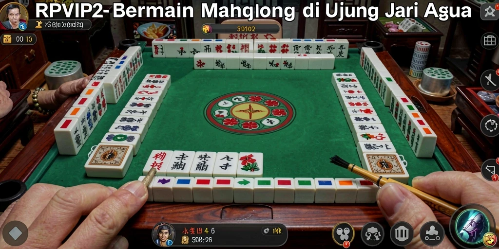 Gameplay RPVIP2 dengan tampilan menawan dan tantangan Mahjong yang menarik.