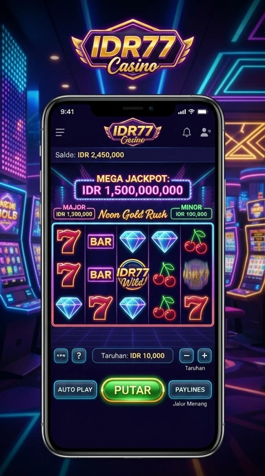 Tampilan antarmuka pengguna di idr77 yang ramah.